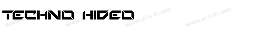 Techno Hideo字体转换